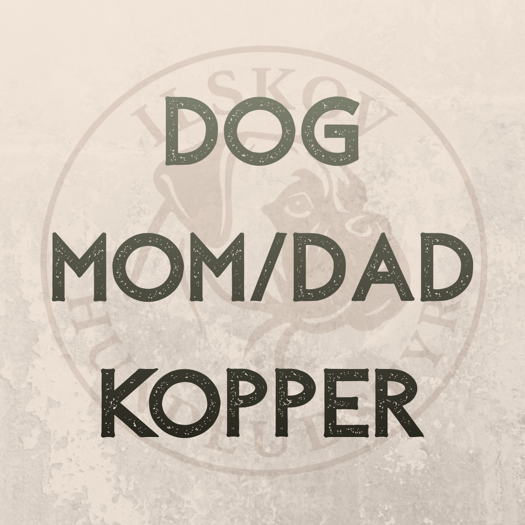 DOG MOM/DAD kopper
