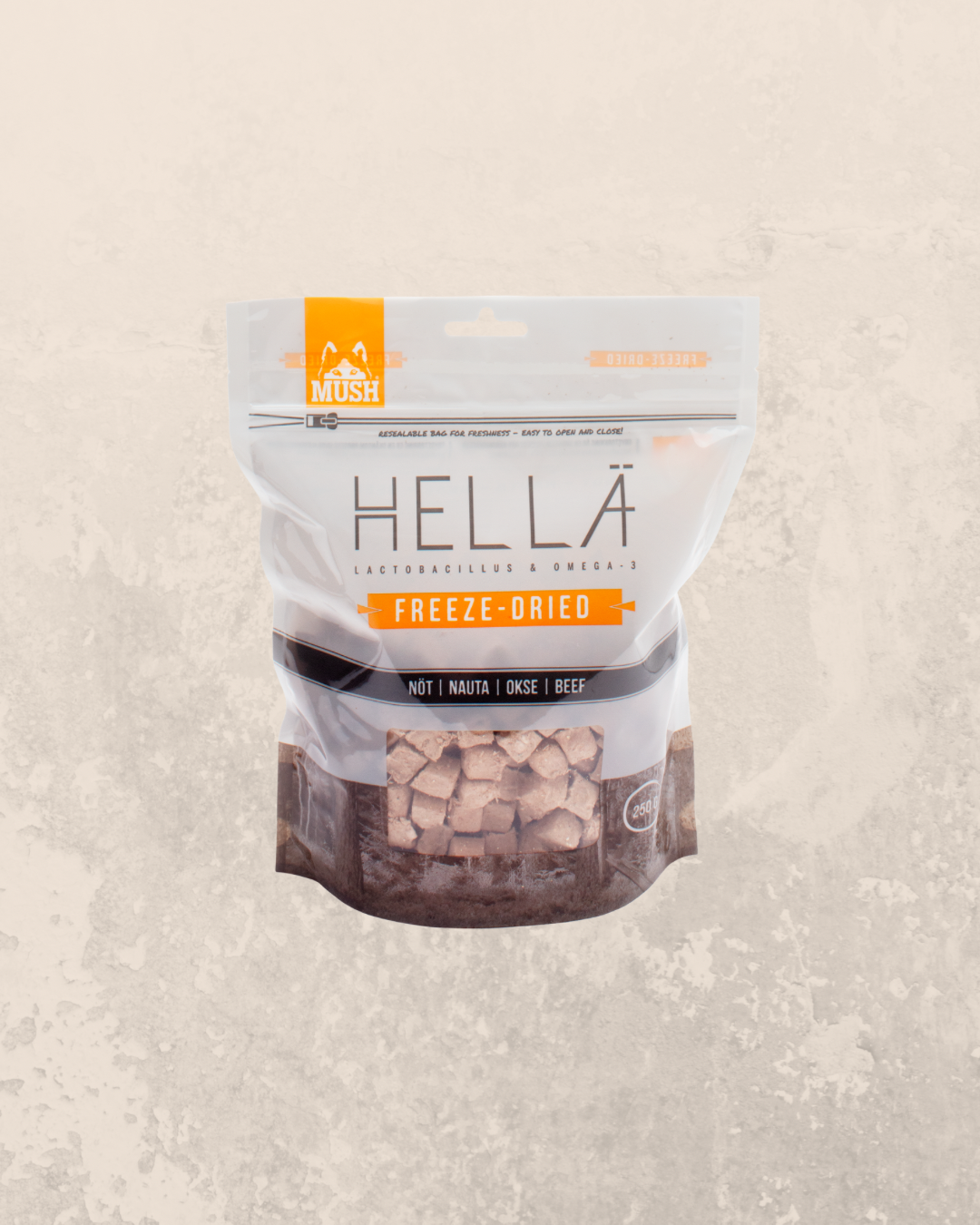 MUSH HELLÄ Okse FT 250 g